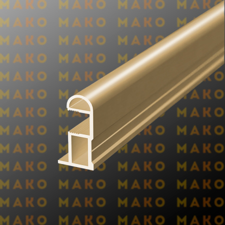 Профиль вертикальный MS162 Золото браш (A39)